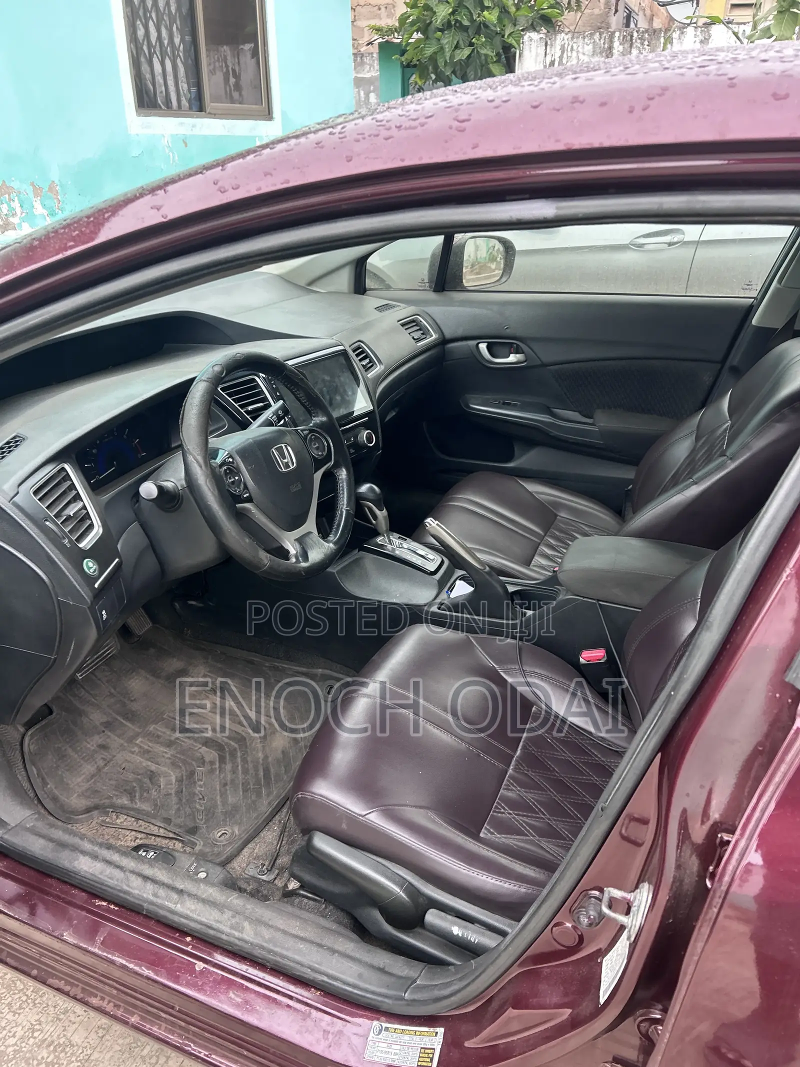 Honda Civic LX 4dr Sedan (1.8L 4cyl 5M) 2014 Burgundy