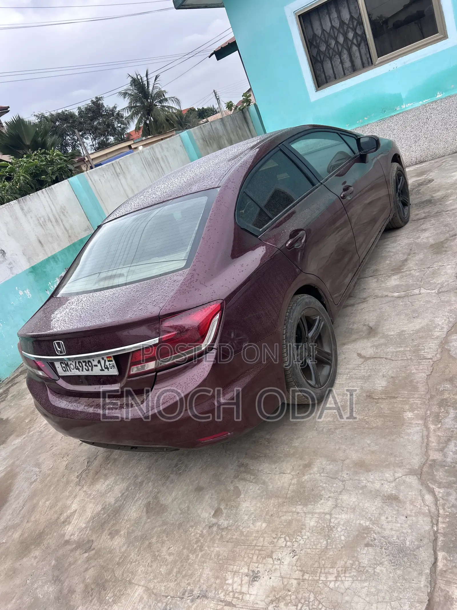Honda Civic LX 4dr Sedan (1.8L 4cyl 5M) 2014 Burgundy
