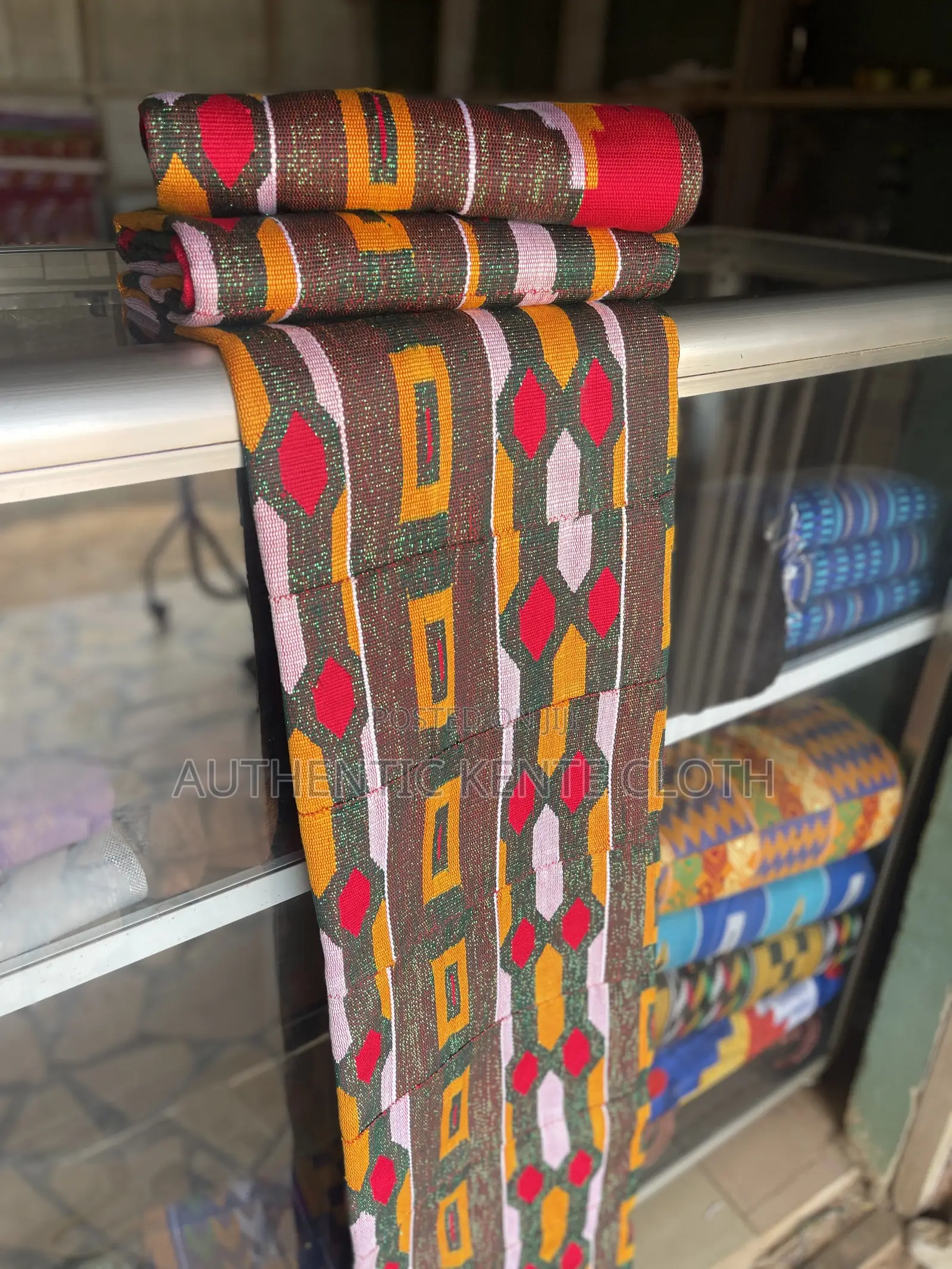 Newly Bonwire Hand-Woven Kente
