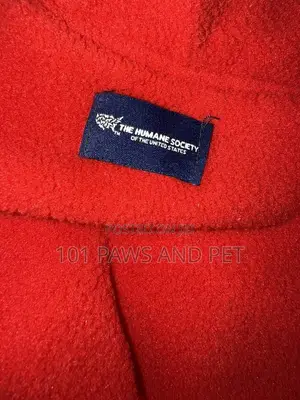 The Humane Society Christmas Dog Sweater Large Red White Blue