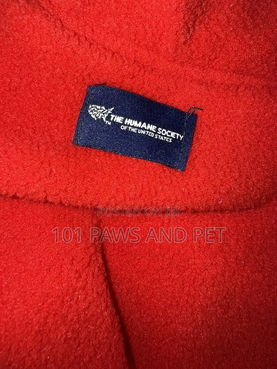 The Humane Society Christmas Dog Sweater Large Red White Blue