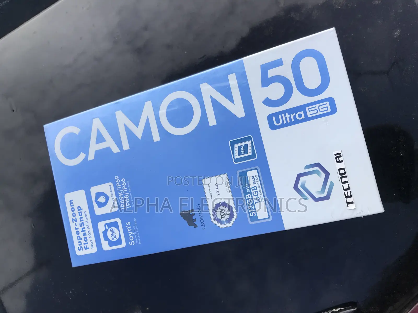 New Tecno Camon 50 Ultra 512 GB Silver