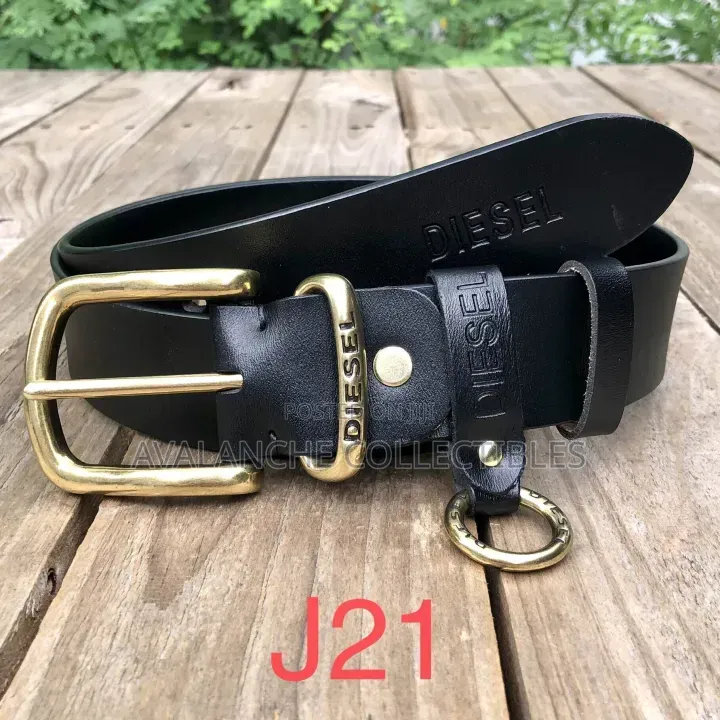 Diesel Vintage Men's Belts Available in Black and Brown