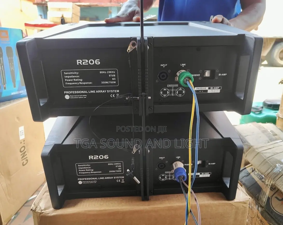 RCF R206 6-Inches Passive Biamp Line Arrays[PAIR]