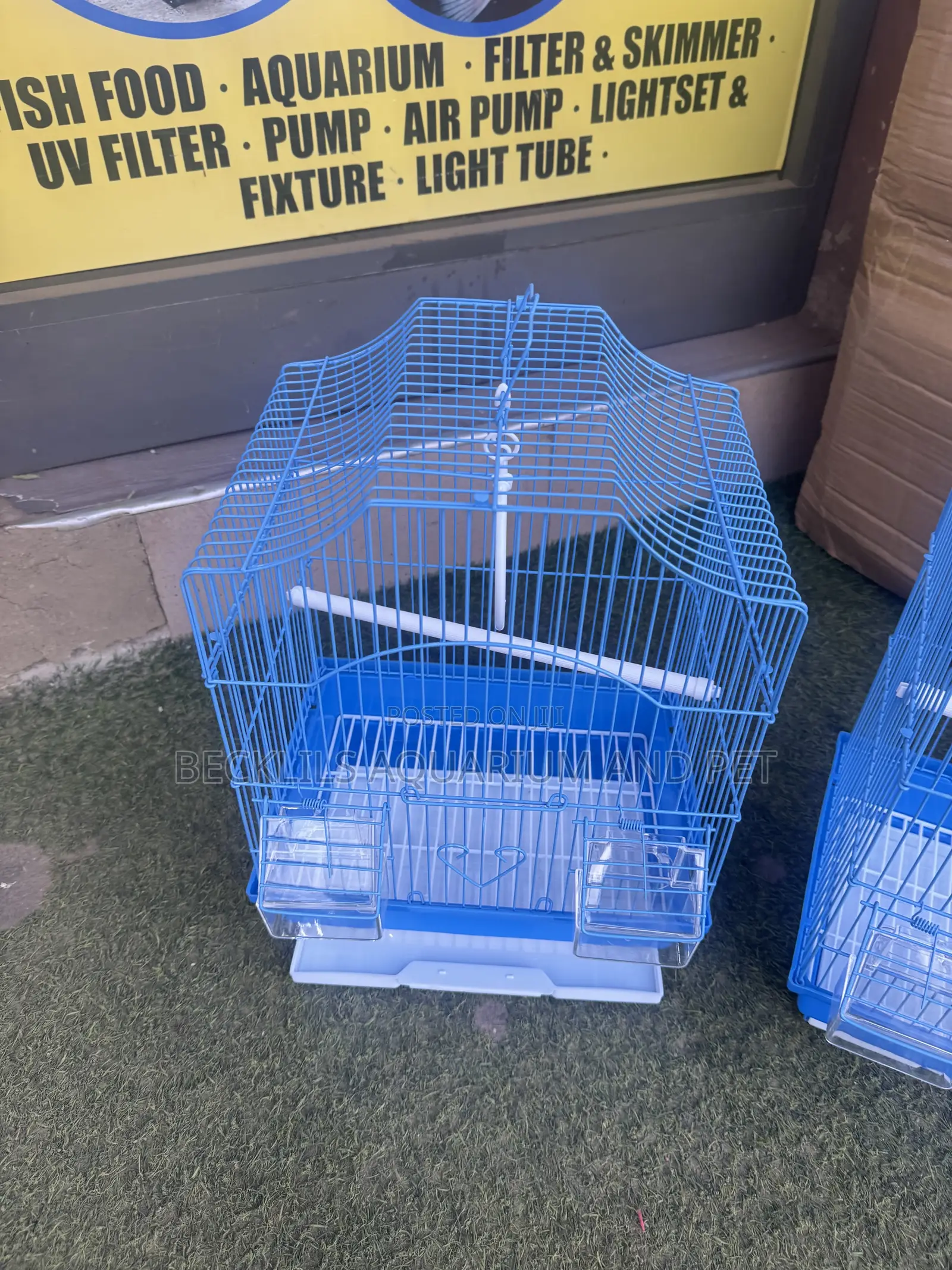 Blue Bird Parrot Cage