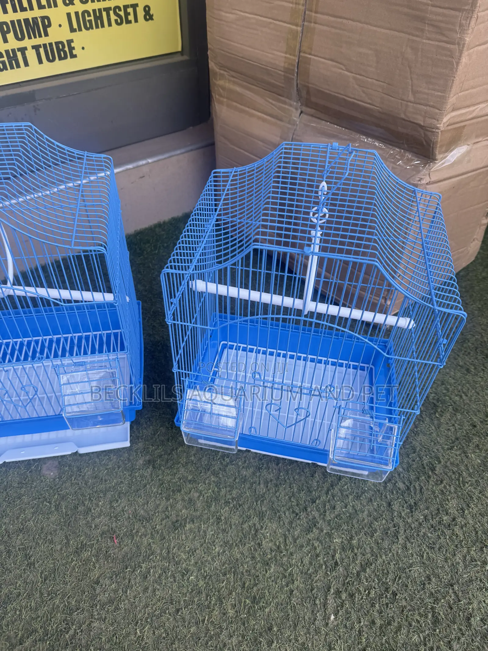 Blue Bird Parrot Cage