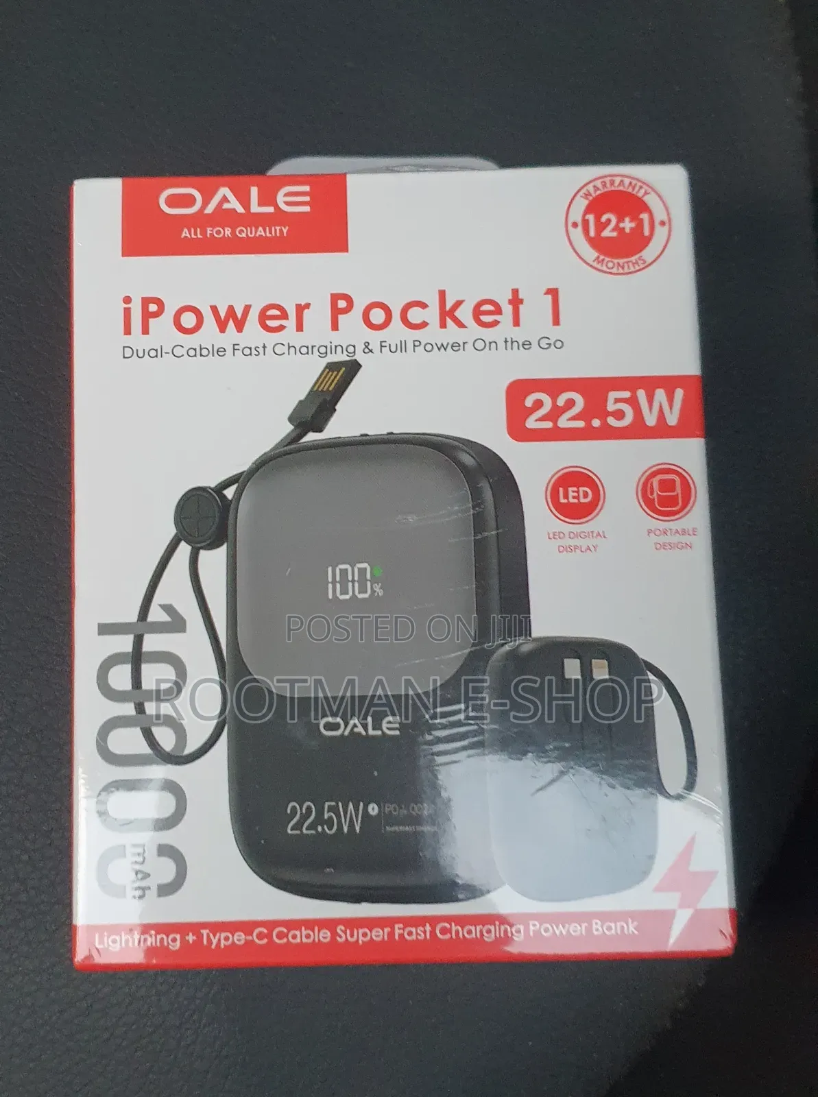 OALE iPower Pocket Power Bank
10,000mah