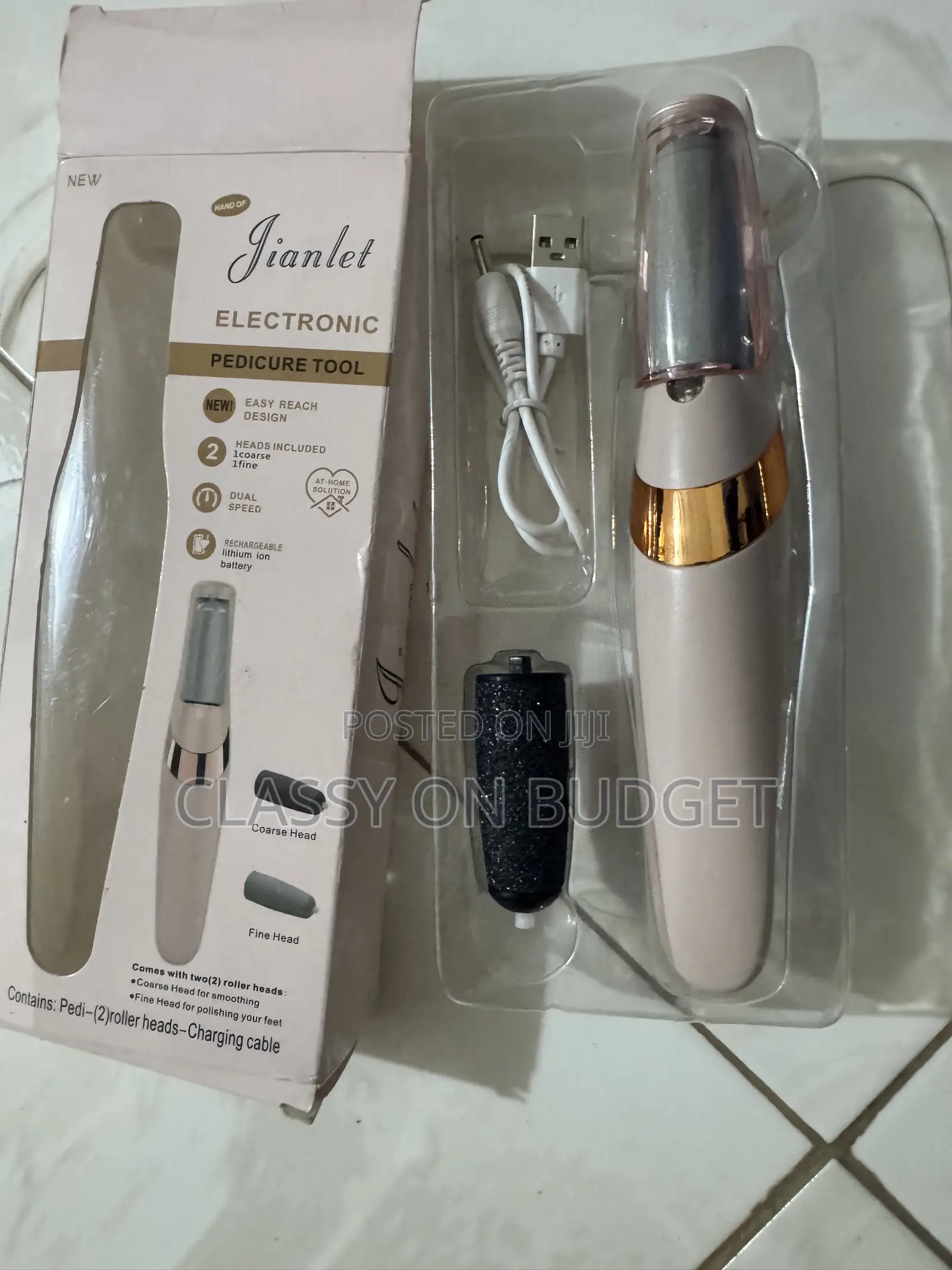 Rechargeable Pedicure Tool- Calluses Remover/ Heel Smoother/ Shaver
