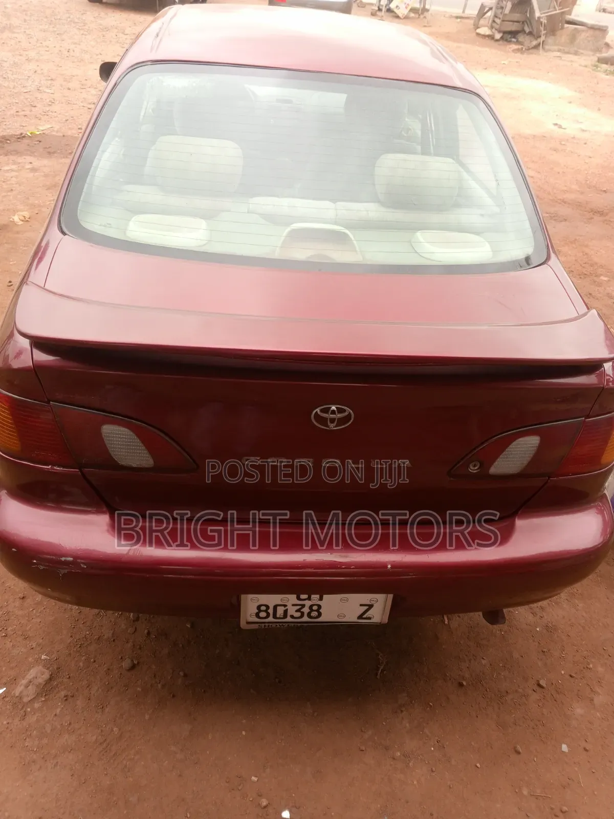 Toyota Corolla X 1.3 Automatic 2000 Red