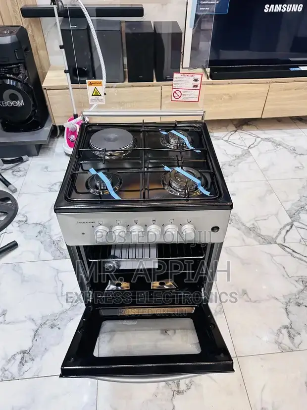 (50x50)Fabulous Volcano 3 Gas + 1 Electric Burner