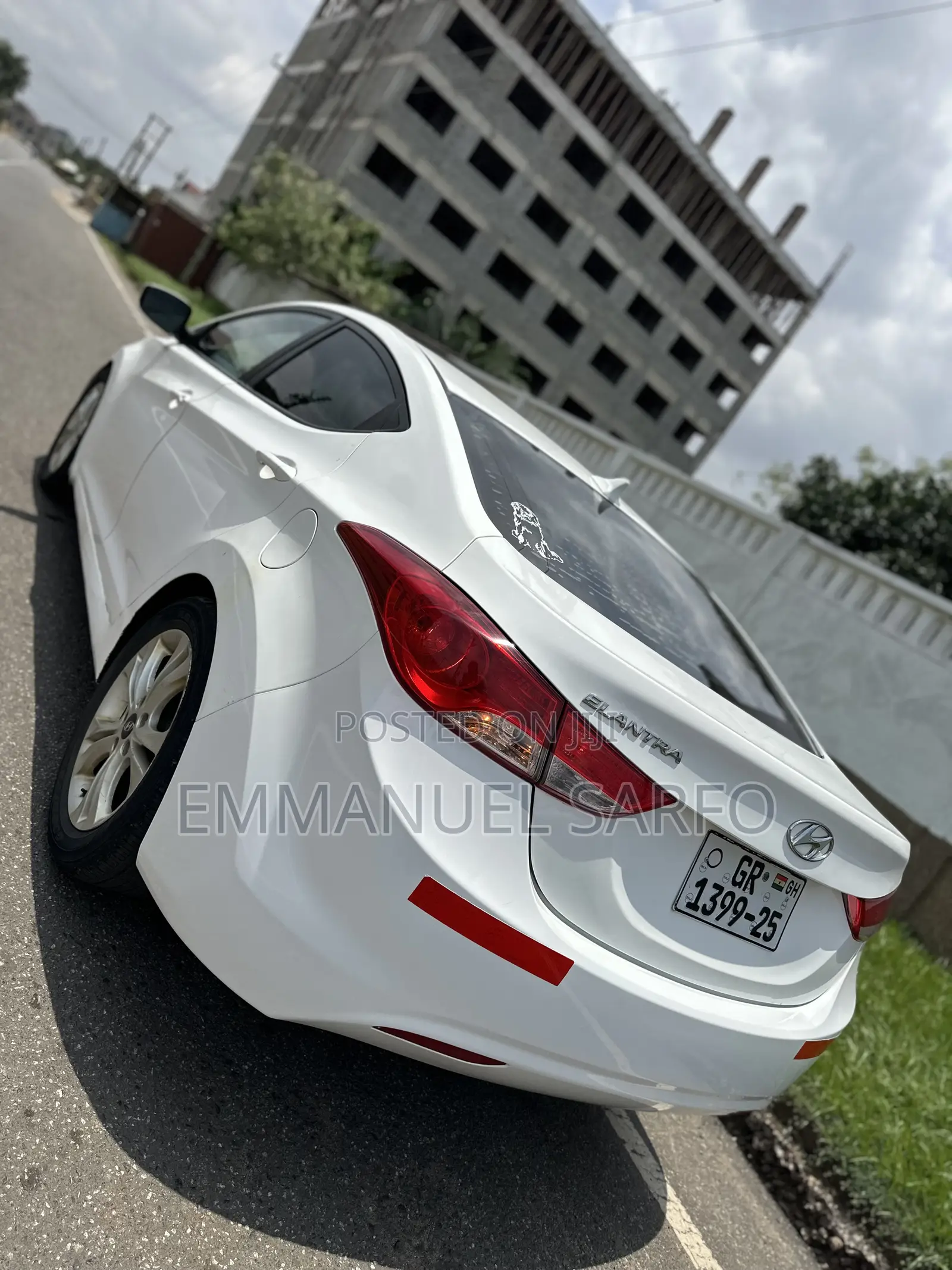 Hyundai Elantra GLS Sedan FWD (1.8L 4cyl 6A) 2013 White