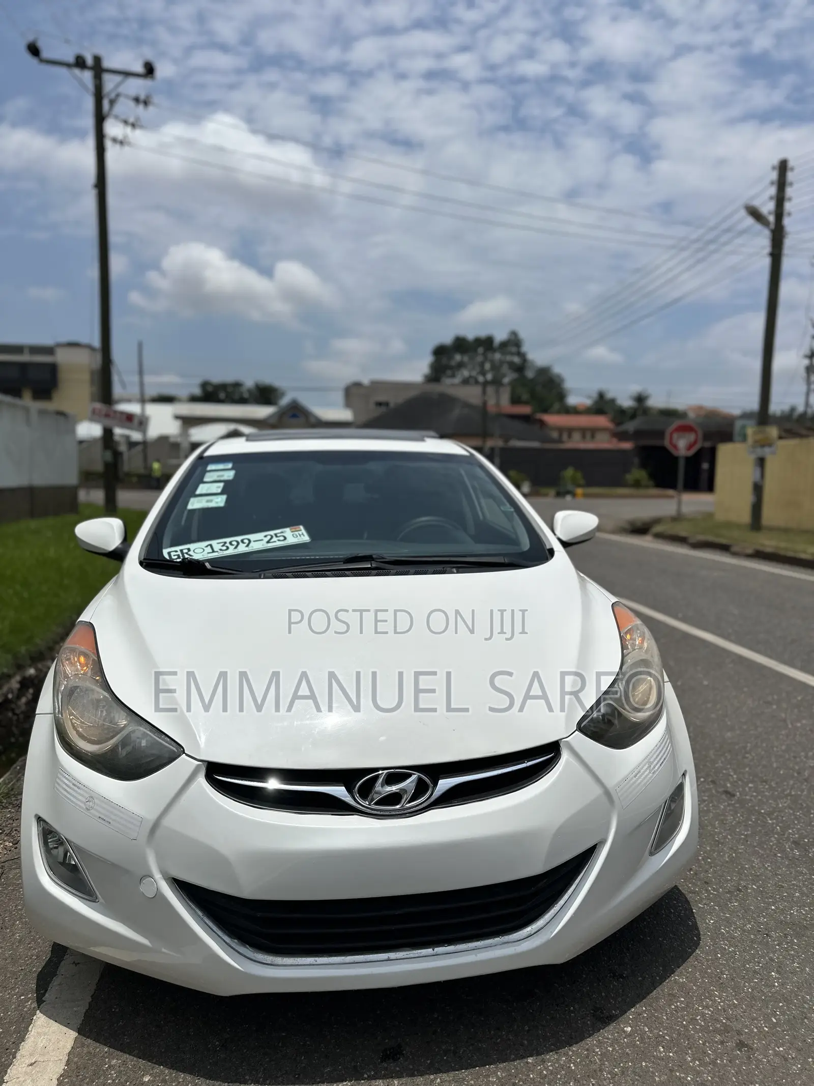 Hyundai Elantra GLS Sedan FWD (1.8L 4cyl 6A) 2013 White