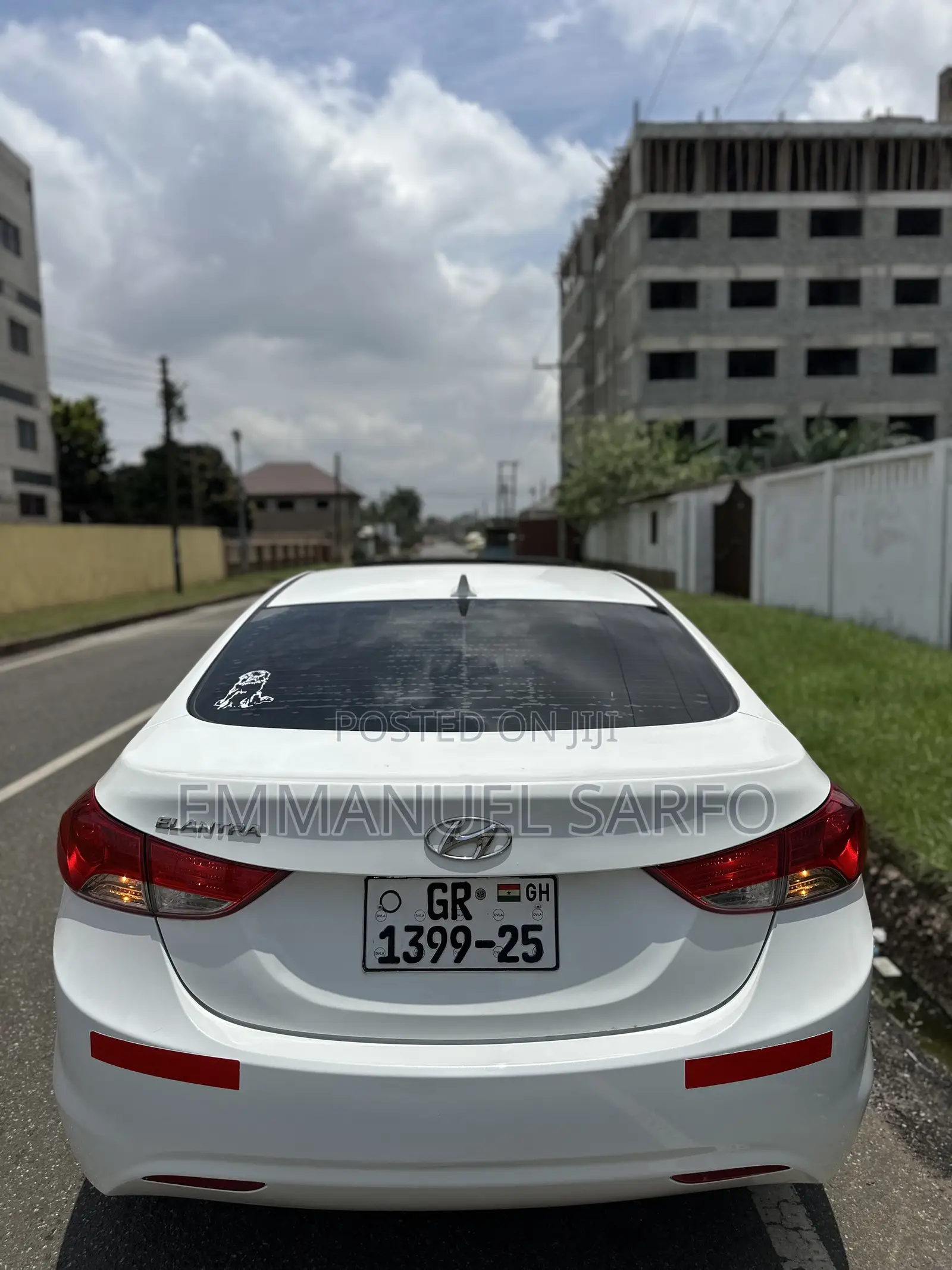 Hyundai Elantra GLS Sedan FWD (1.8L 4cyl 6A) 2013 White