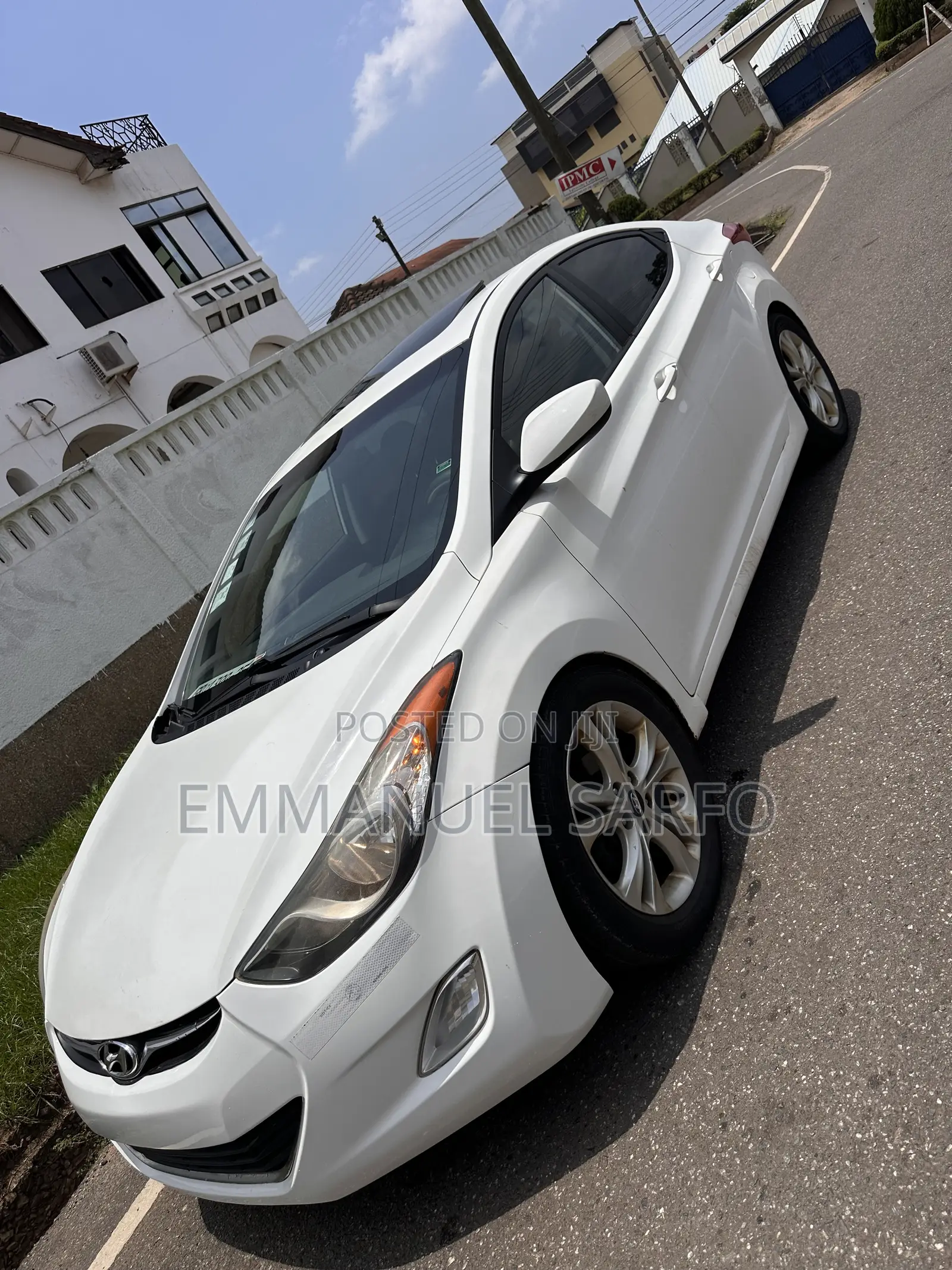 Hyundai Elantra GLS Sedan FWD (1.8L 4cyl 6A) 2013 White