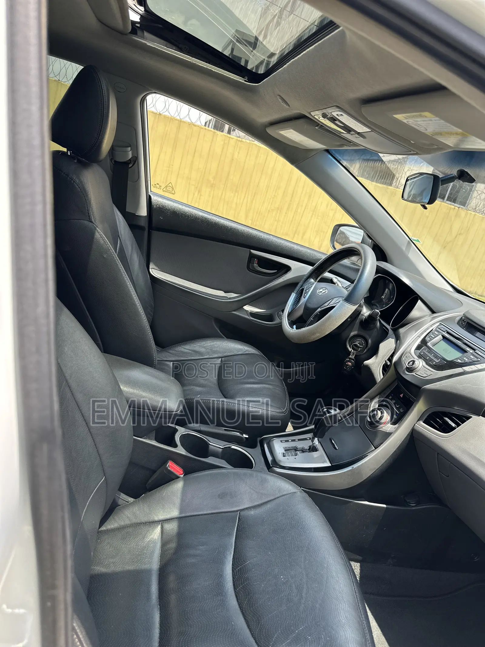 Hyundai Elantra GLS Sedan FWD (1.8L 4cyl 6A) 2013 White