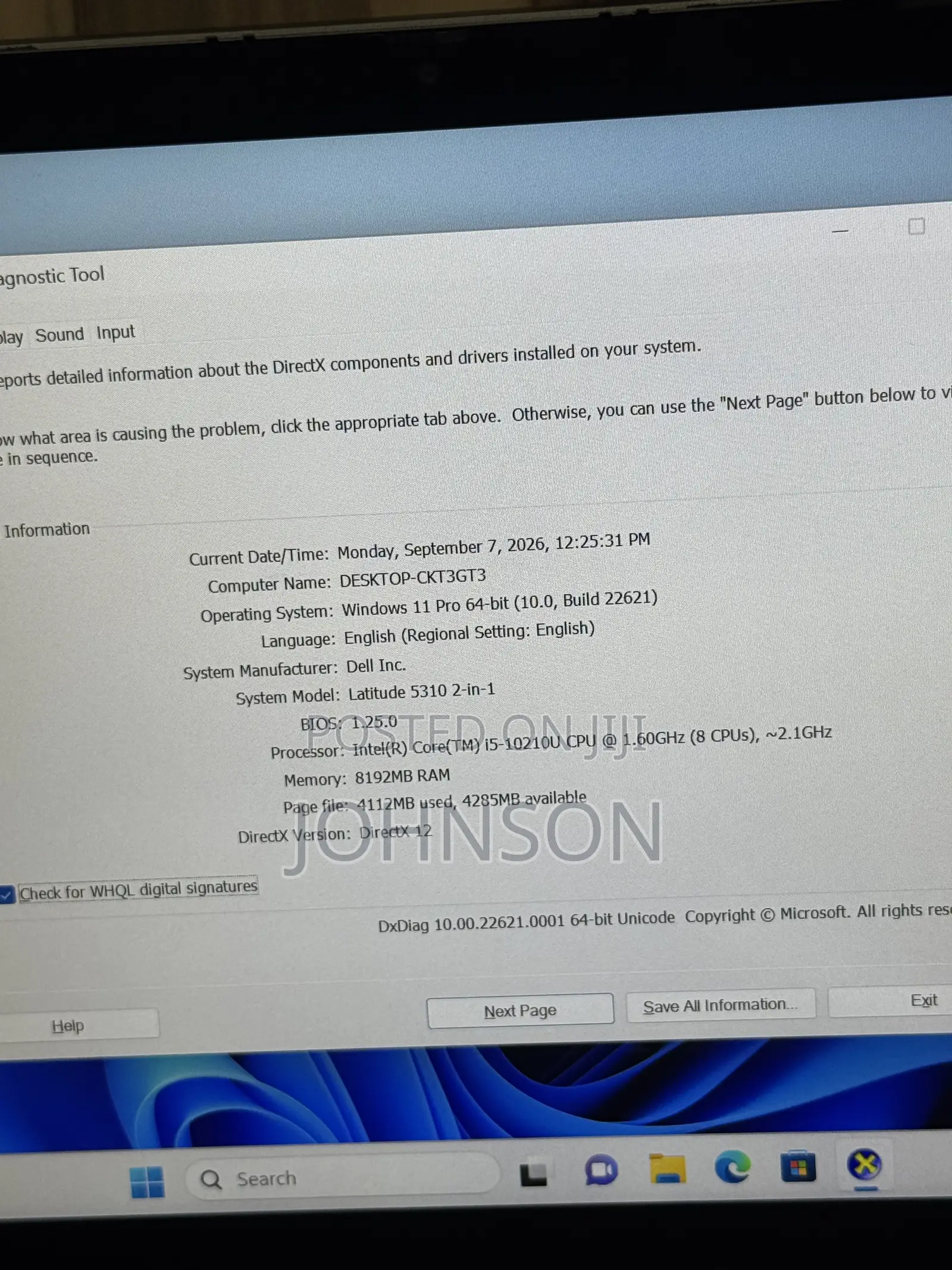 Laptop Dell Latitude 5300 2-in-1 8GB Intel Core i5 SSD 256GB
