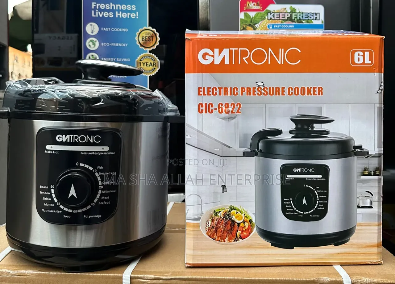 Powerful Cn-Tronic 6 Liters Analog Pressure Cooker