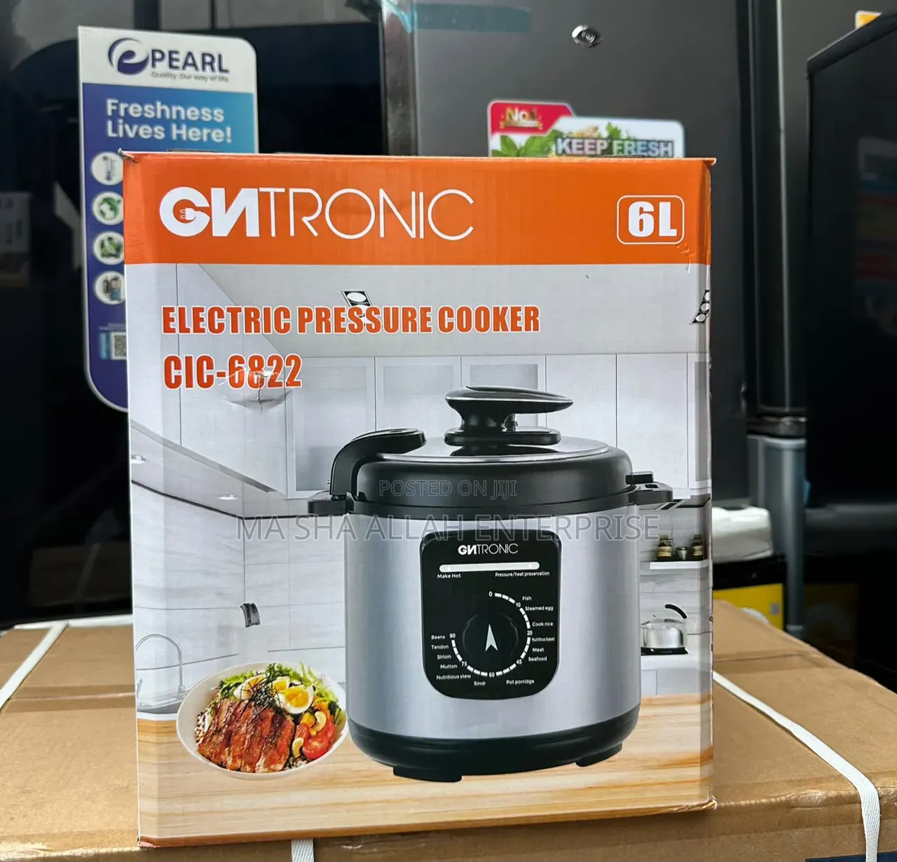 Powerful Cn-Tronic 6 Liters Analog Pressure Cooker