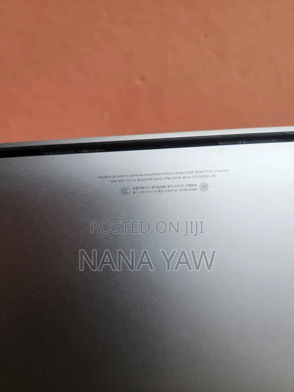 Laptop Apple MacBook Pro 2019 8GB Intel Core i5 SSD 128GB
