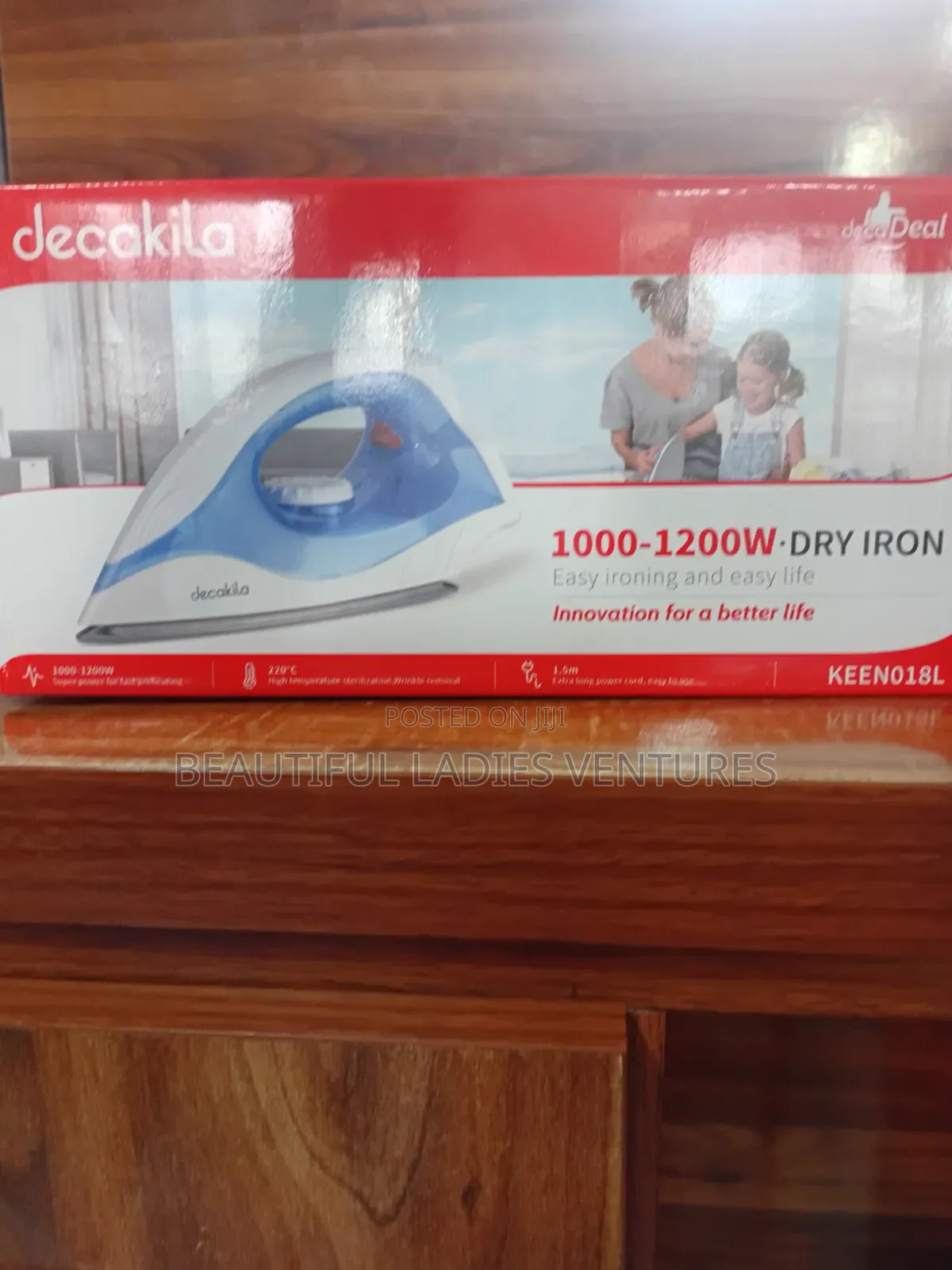 Reliable Dry Iron for Every Day Use Decakila