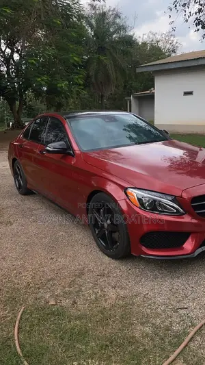 Mercedes-Benz C300 2017 Red