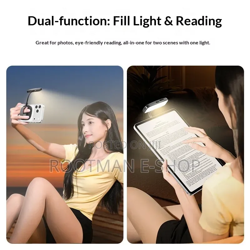 Magnetic Flexible Hose Phone Selfie Light (500mah Battery)
