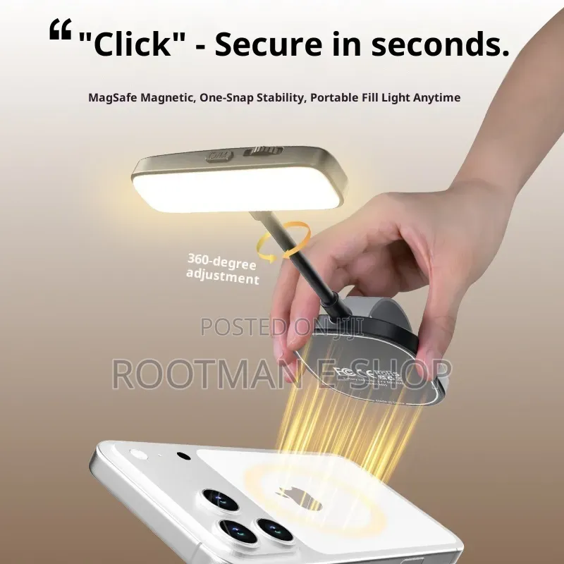 Bright Selfie Light With Strong Magnet