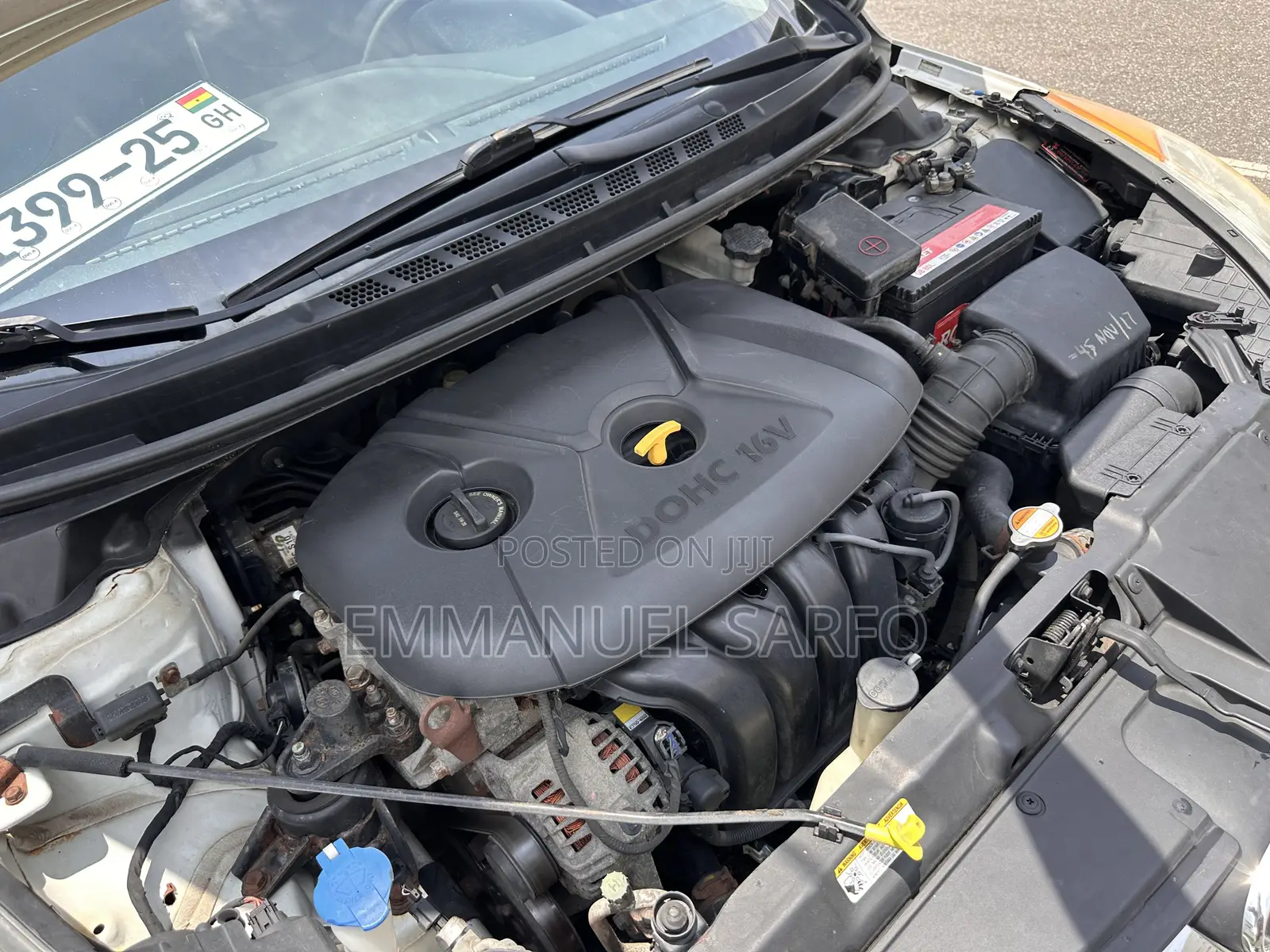 Hyundai Elantra GLS Sedan FWD (1.8L 4cyl 6A) 2013 White