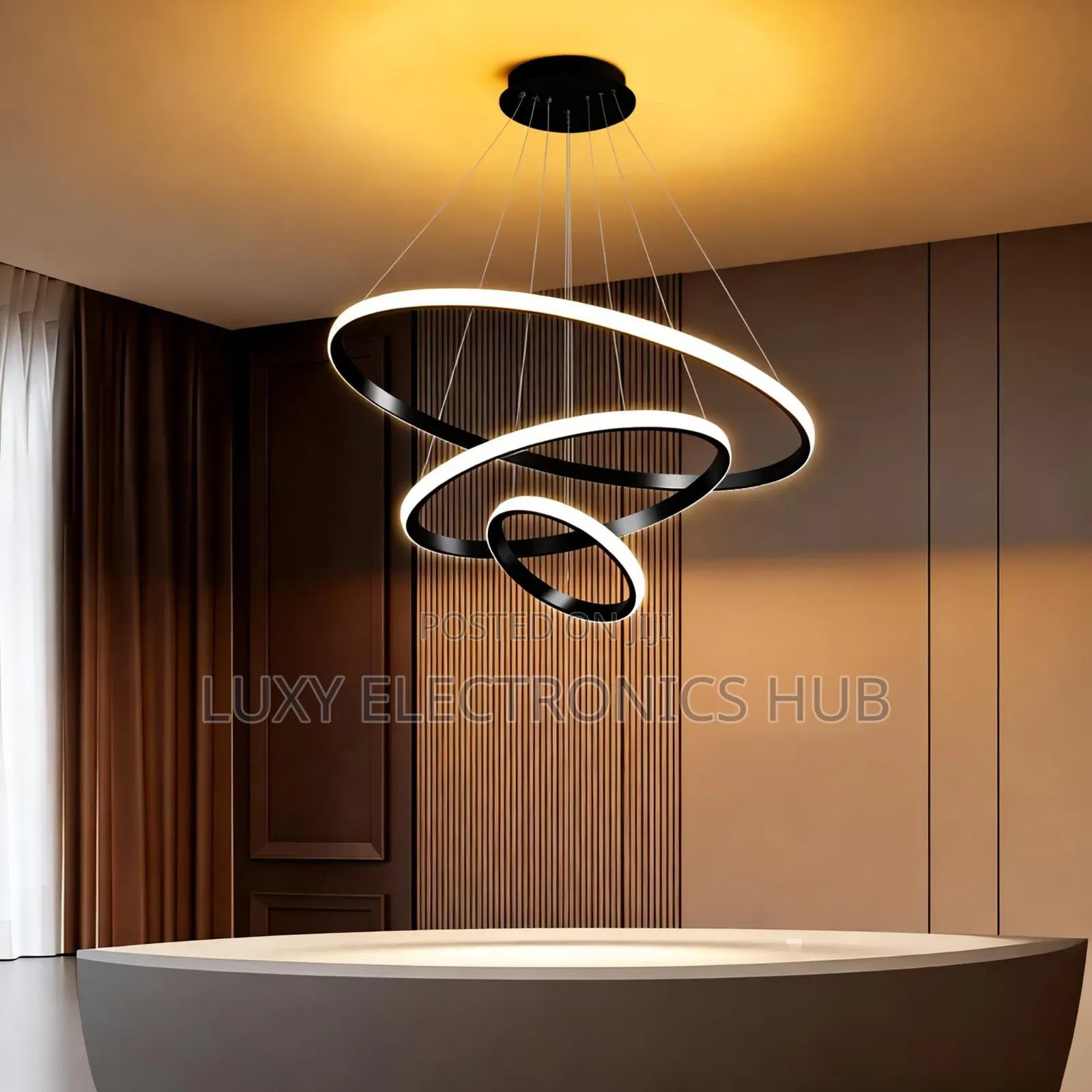 3 Circle Big Pendant Chandelier Light