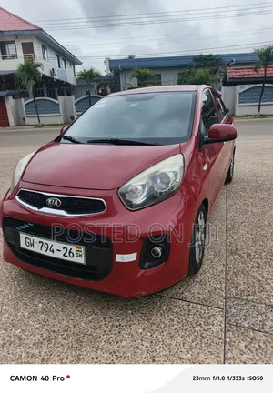 Kia Morning 2016 Red