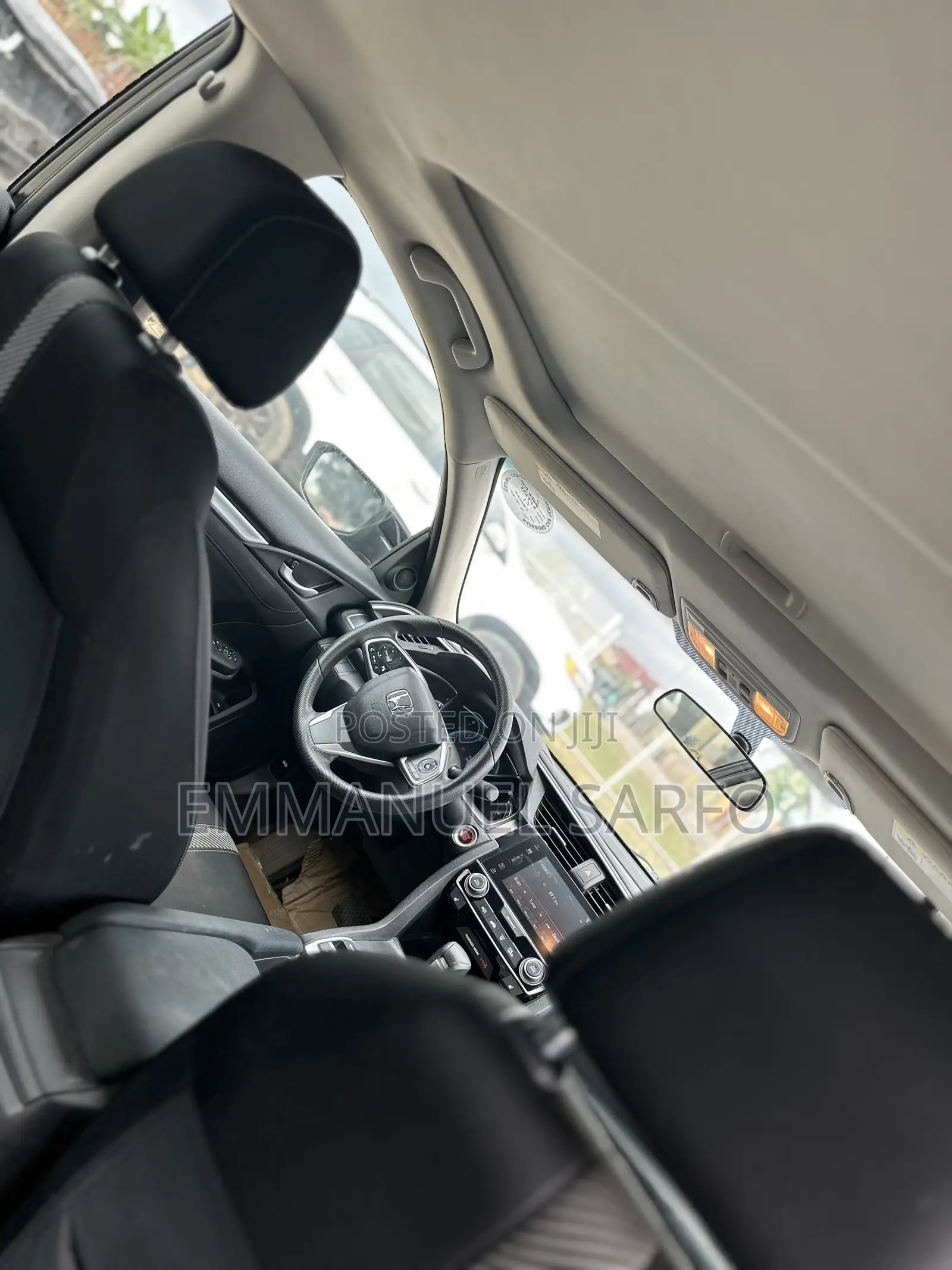 Honda Civic EX-L Sedan 2018 Black