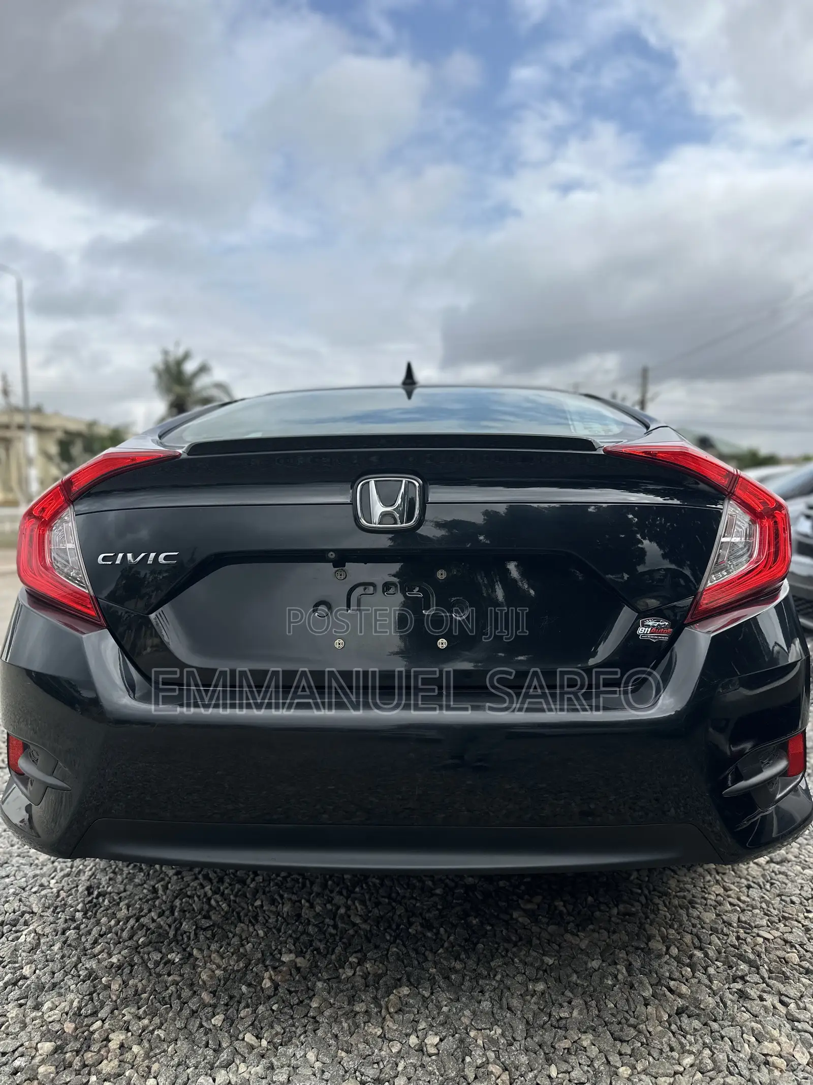 Honda Civic EX-L Sedan 2018 Black
