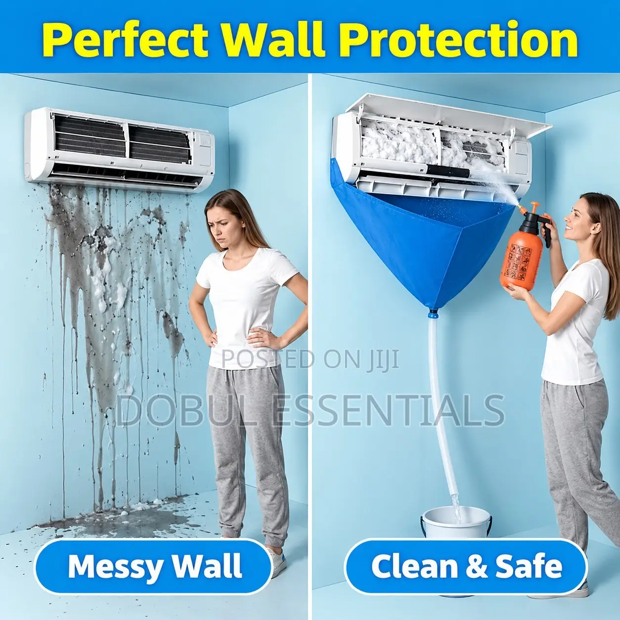 A/C Cleaning Kits With 1l/2l Spray Bottle for Personal/Professional