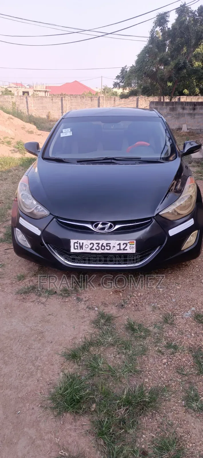 Hyundai Elantra GLS 2012 Black