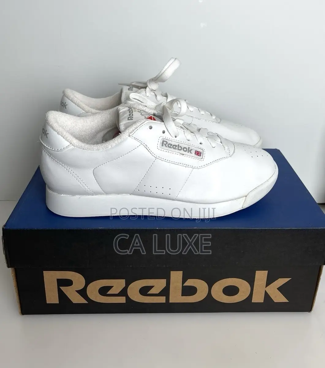 White Reebok Princess Classic Women’s Sneakers