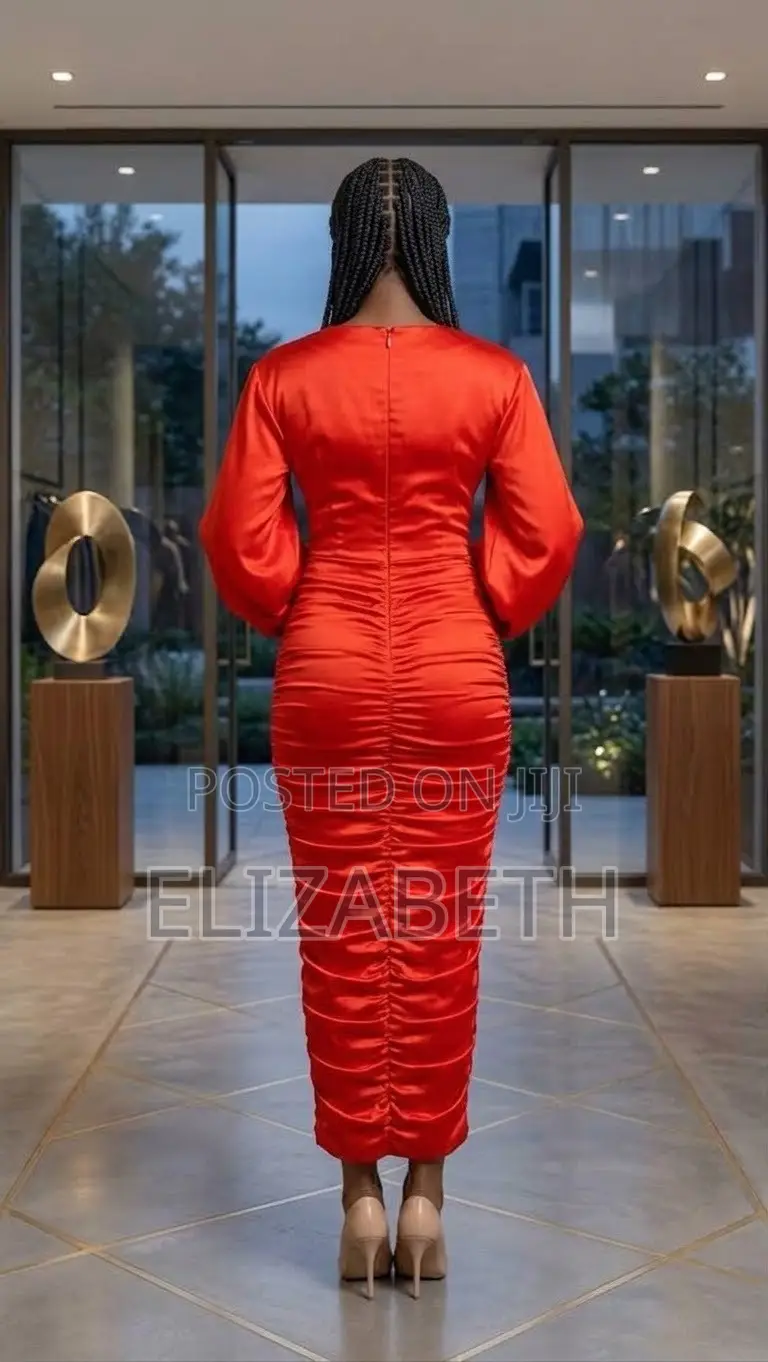 Cola Satin Party Dress – Elegant Women’s Dress
