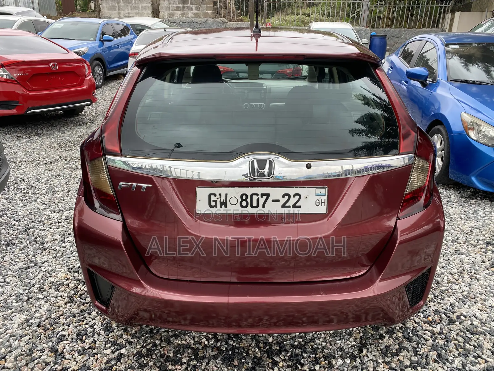 Honda Fit 2015 Red