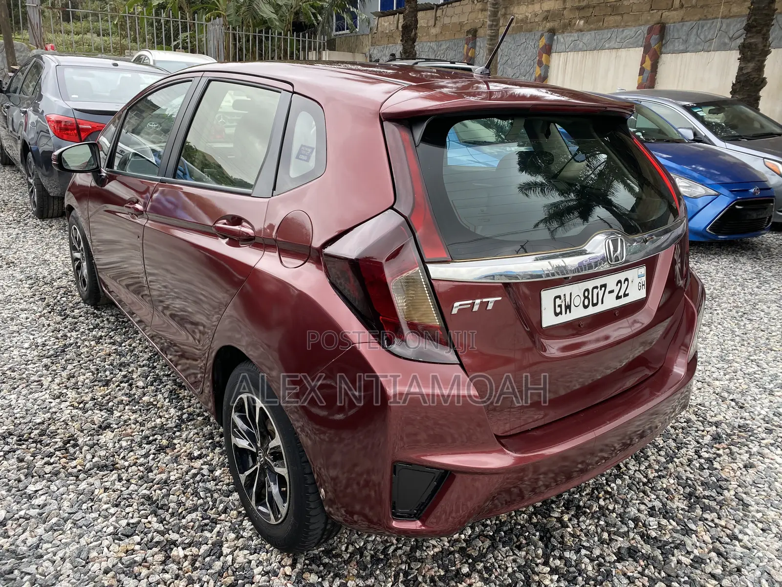 Honda Fit 2015 Red
