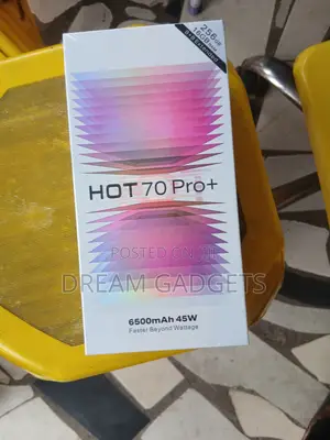 New Infinix Hot 70 Pro 5G+ 256 GB Black