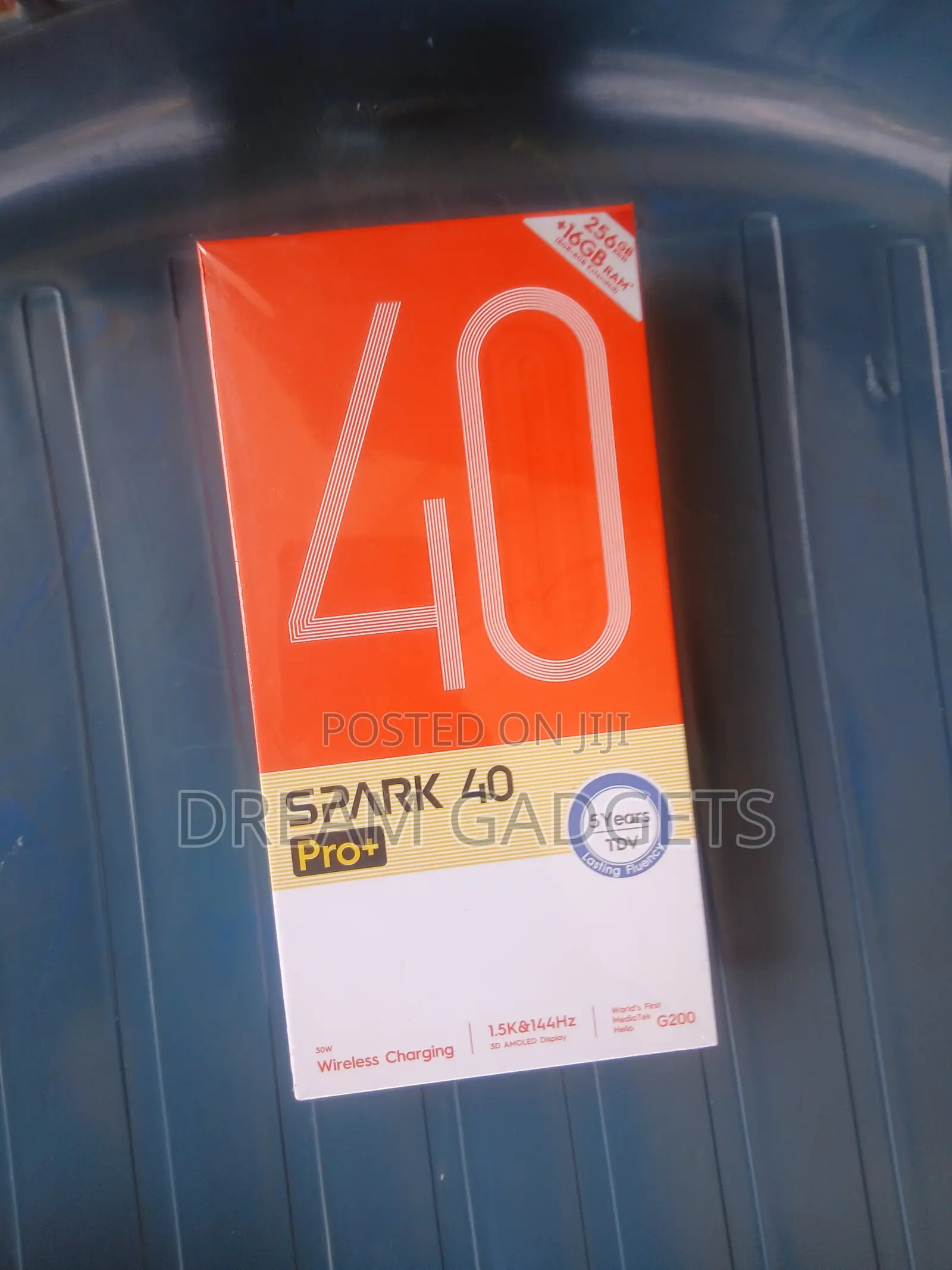 New Tecno Spark 40 Pro+ 256 GB Black