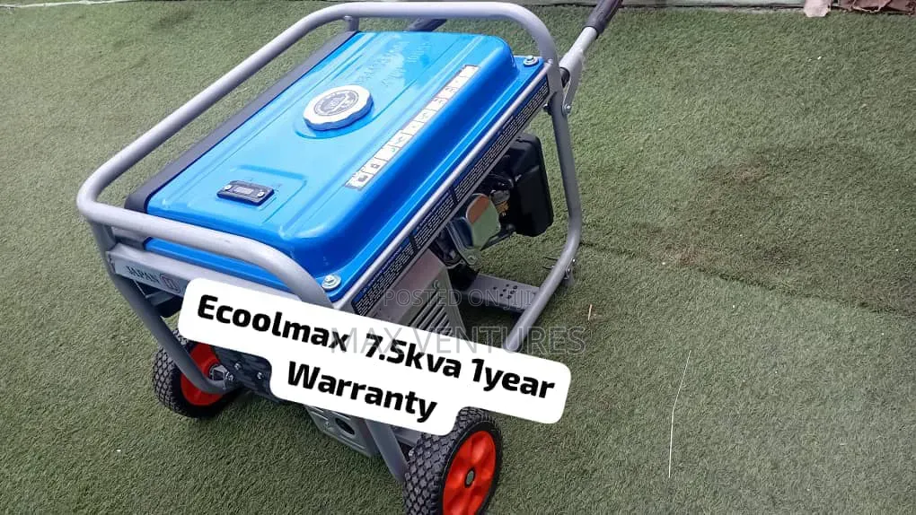 Ecoolmax 7.5kVA Petrol Generator – Strong Efficient 7.5kva