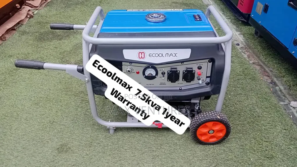 Ecoolmax 7.5kVA Petrol Generator at Great Price 7.5kva