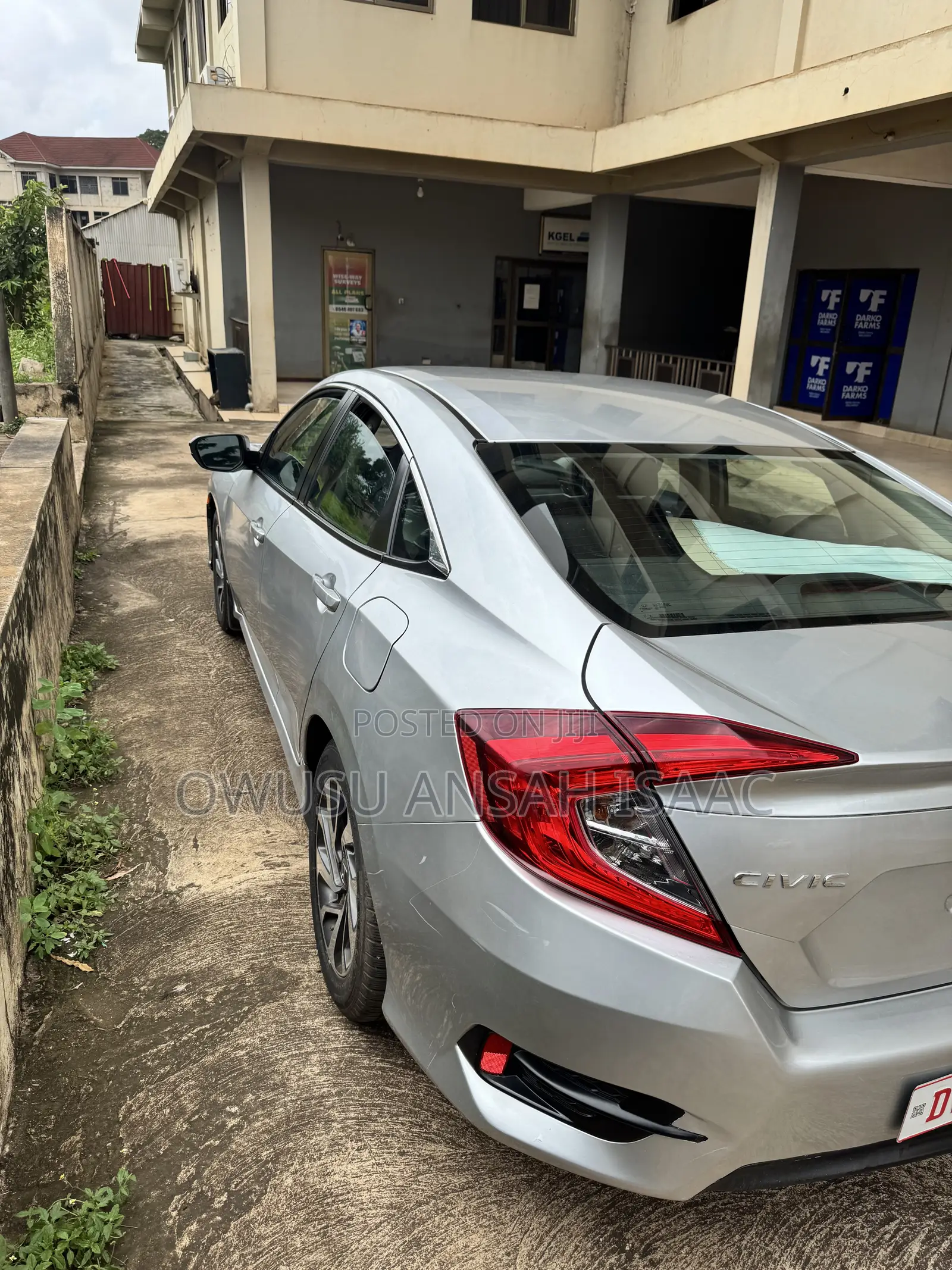 Honda Civic EX 4dr Sedan (2.0L 4cyl) 2017 Silver