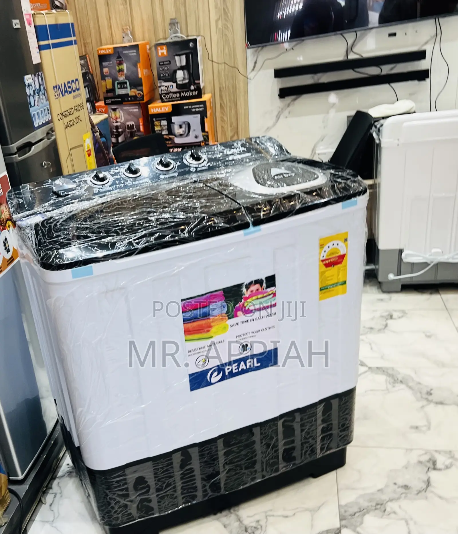 Super Quality Pearl 18kg Twin Tub Washing Machine(Spin Dry)