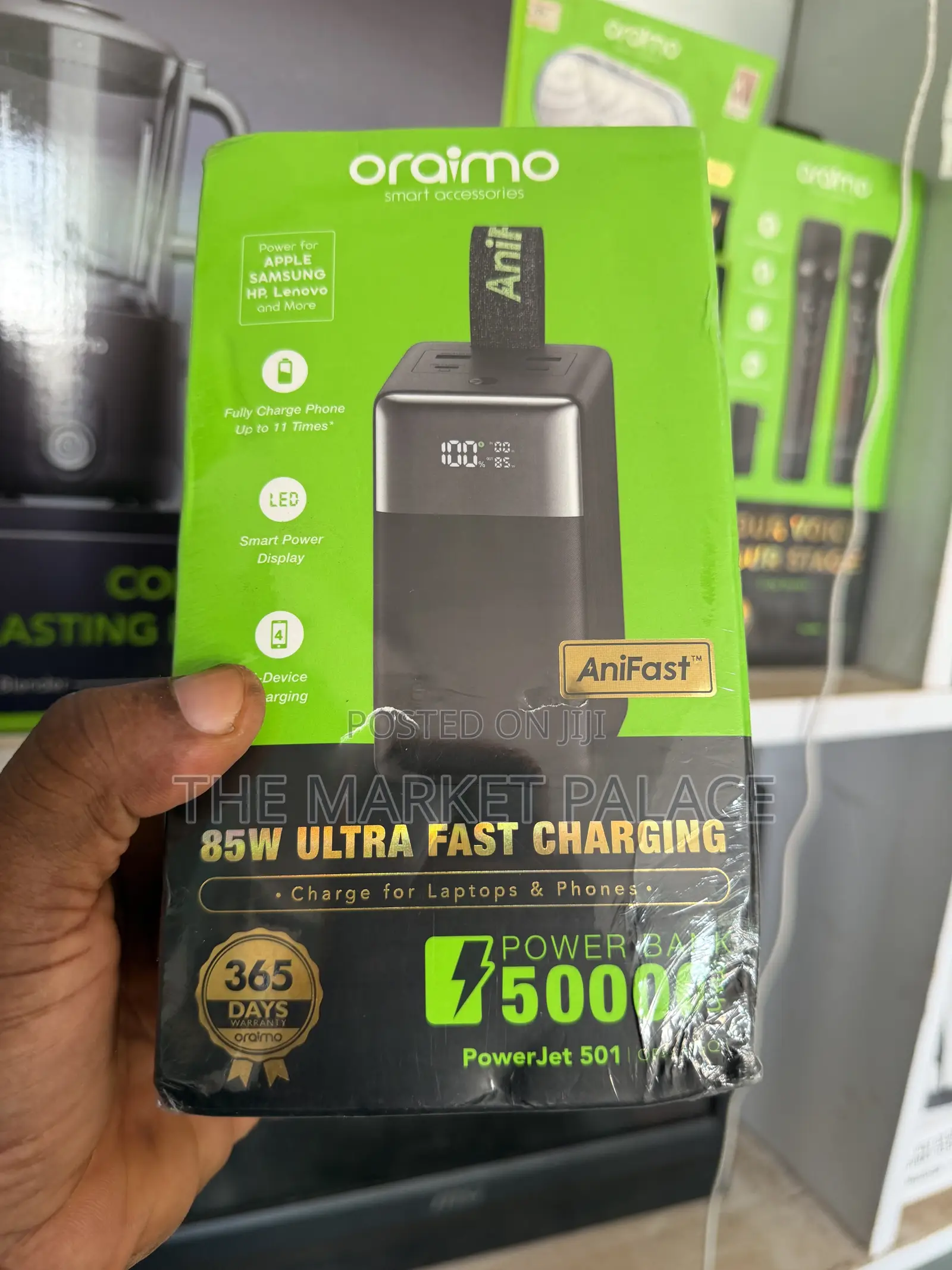 Oraimo 85w Ultra Fast Charging Power Bank