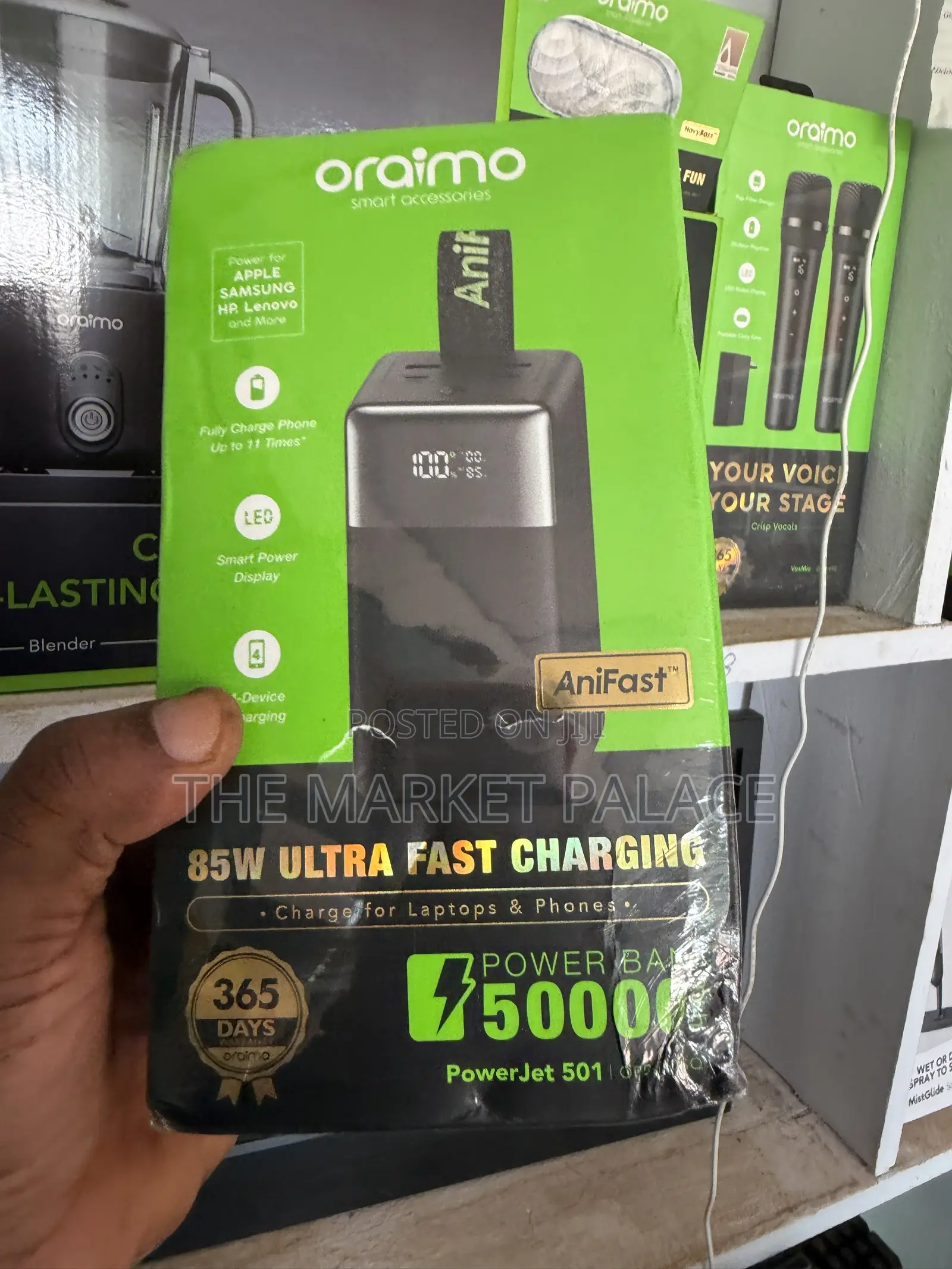 Oraimo 85w Ultra Fast Charging Power Bank