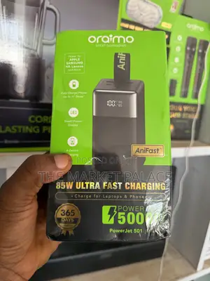 Oraimo 85w Ultra Fast Charging Power Bank