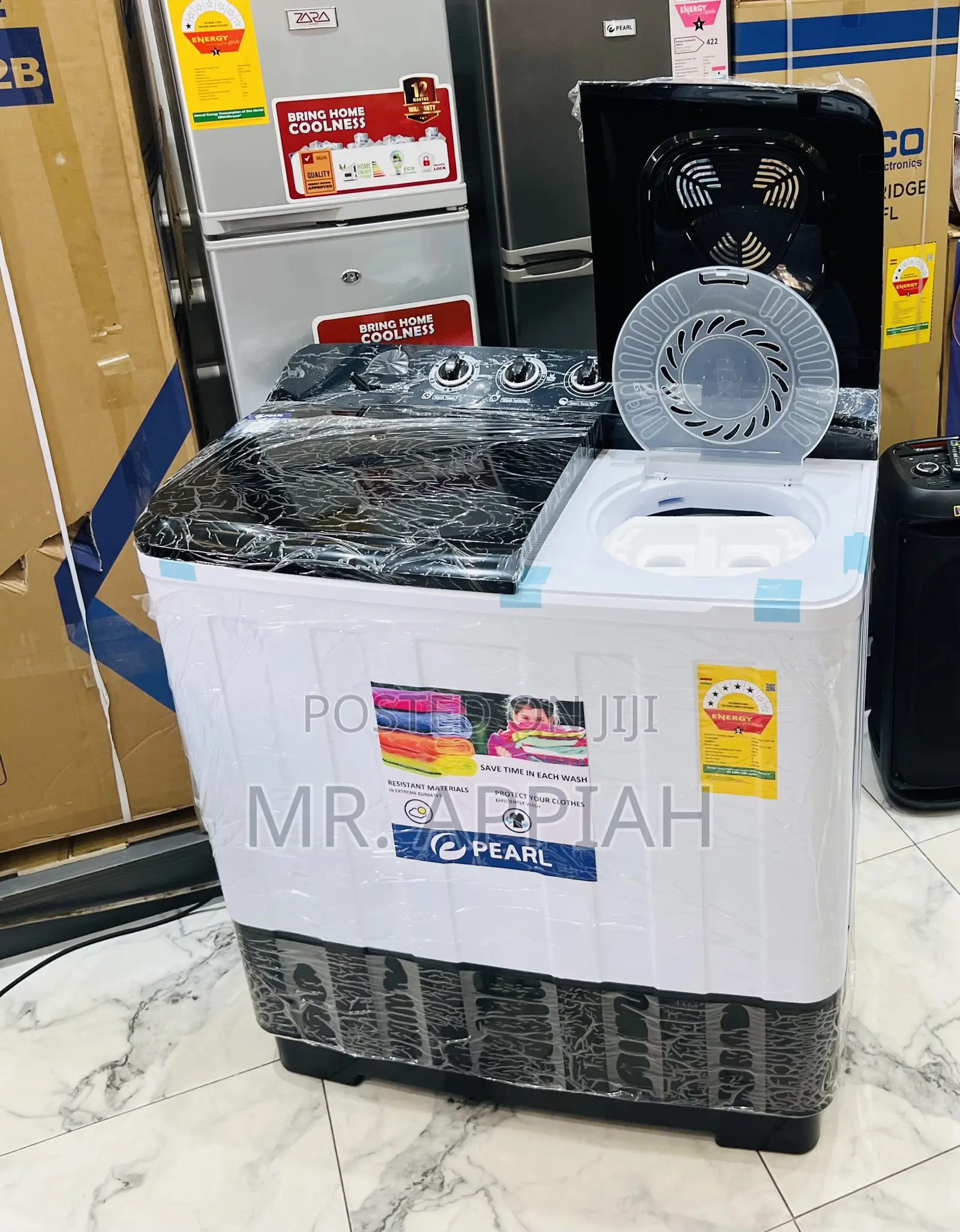 Get Premium Pearl 18kg Washing Machine(Spin Dry)