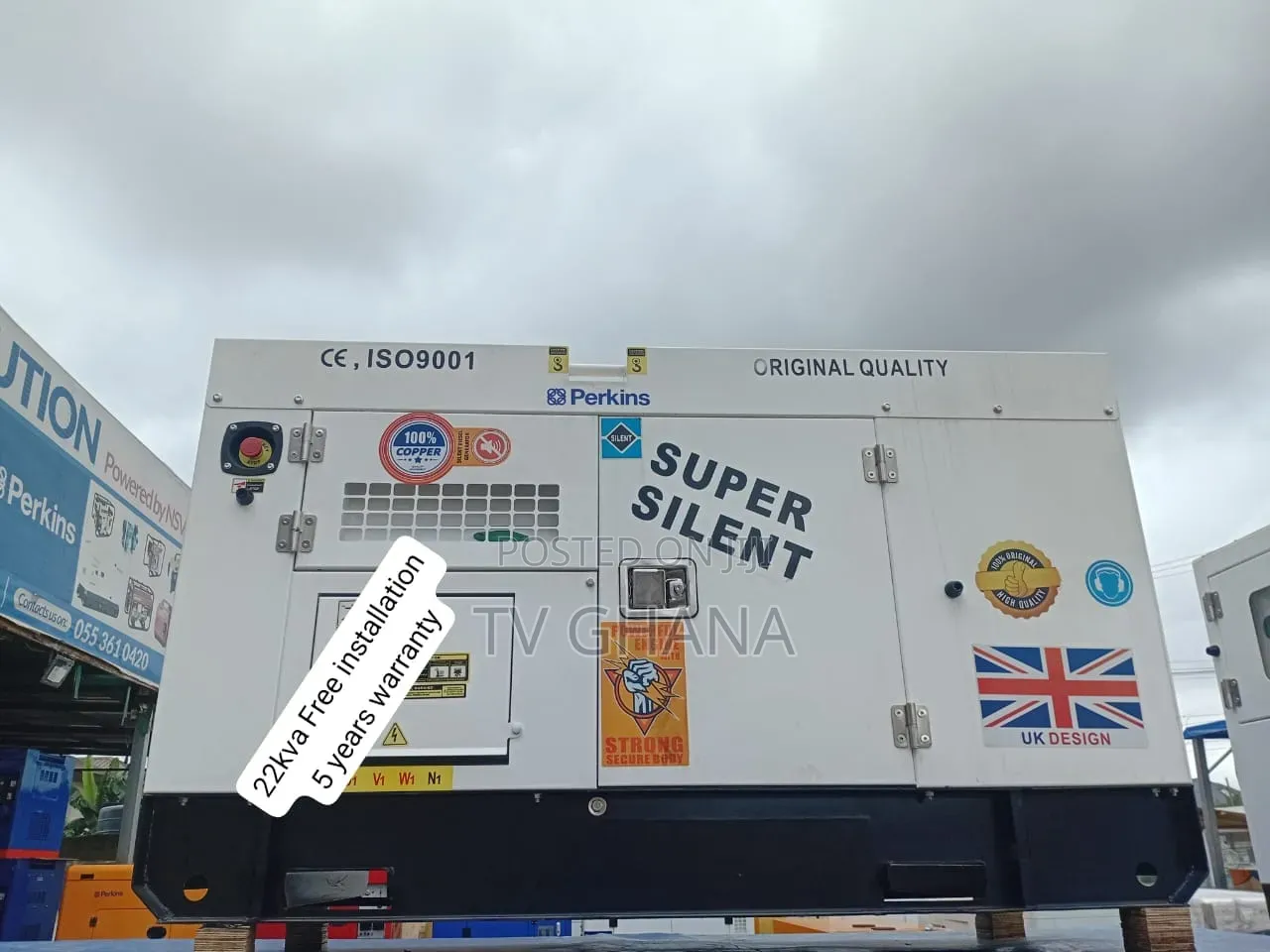 Perkins 22kVA Diesel Generator – Quality Power for Demanding 22kva