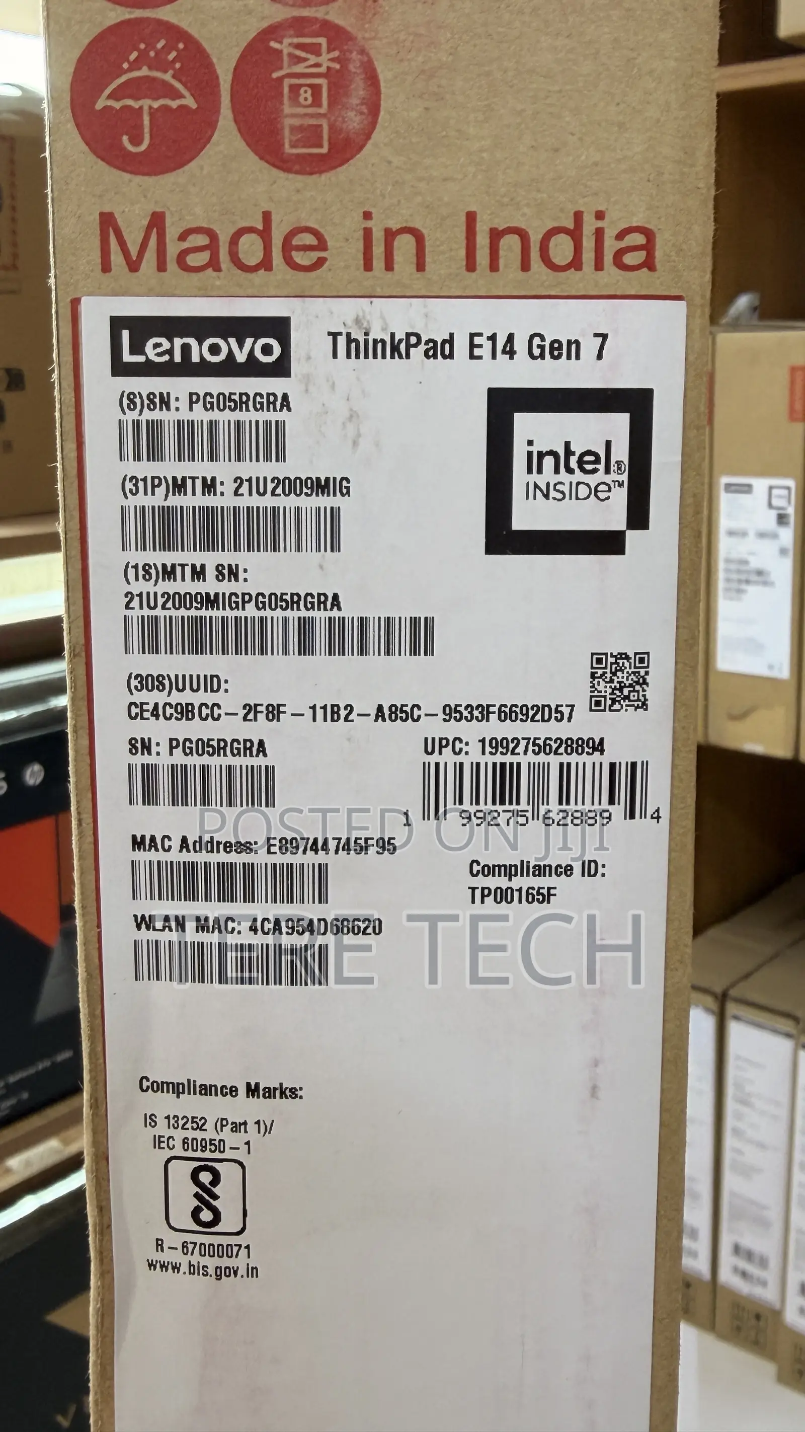 New Laptop Lenovo 16GB Intel Core Ultra 5 SSD 512GB